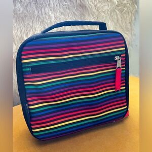 Jansport Lunch Break Rainbow Stripes Lunch Tote